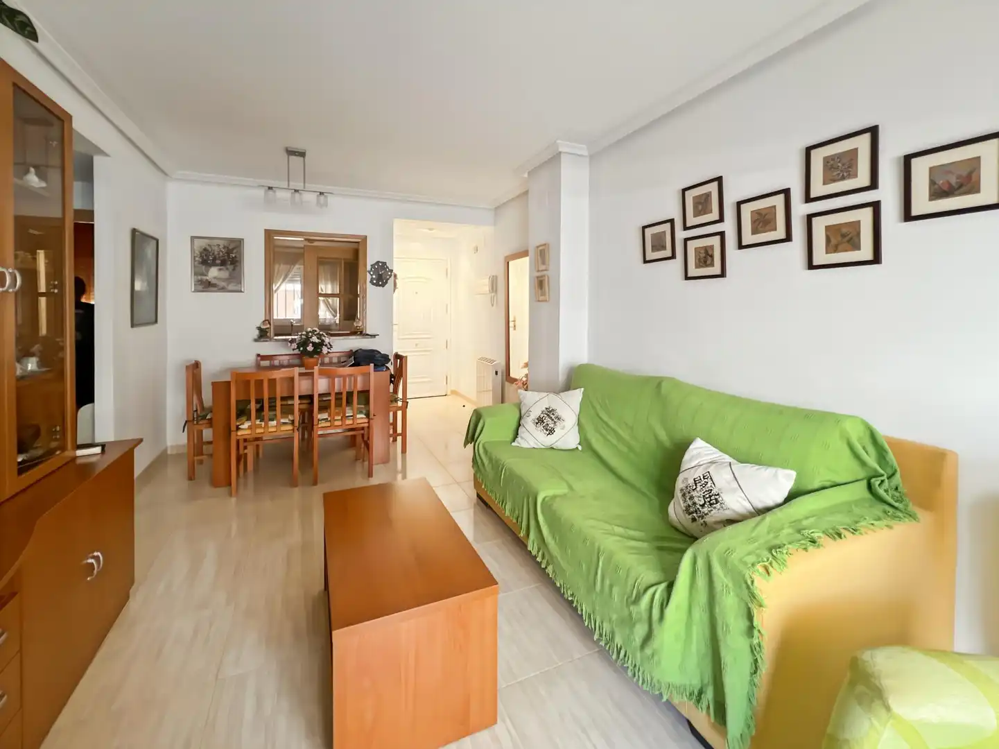 Sala de estar de Apartamento en venta en Oropesa del Mar / Orpesa con Aire acondicionado, Calefacción y Jardín privado