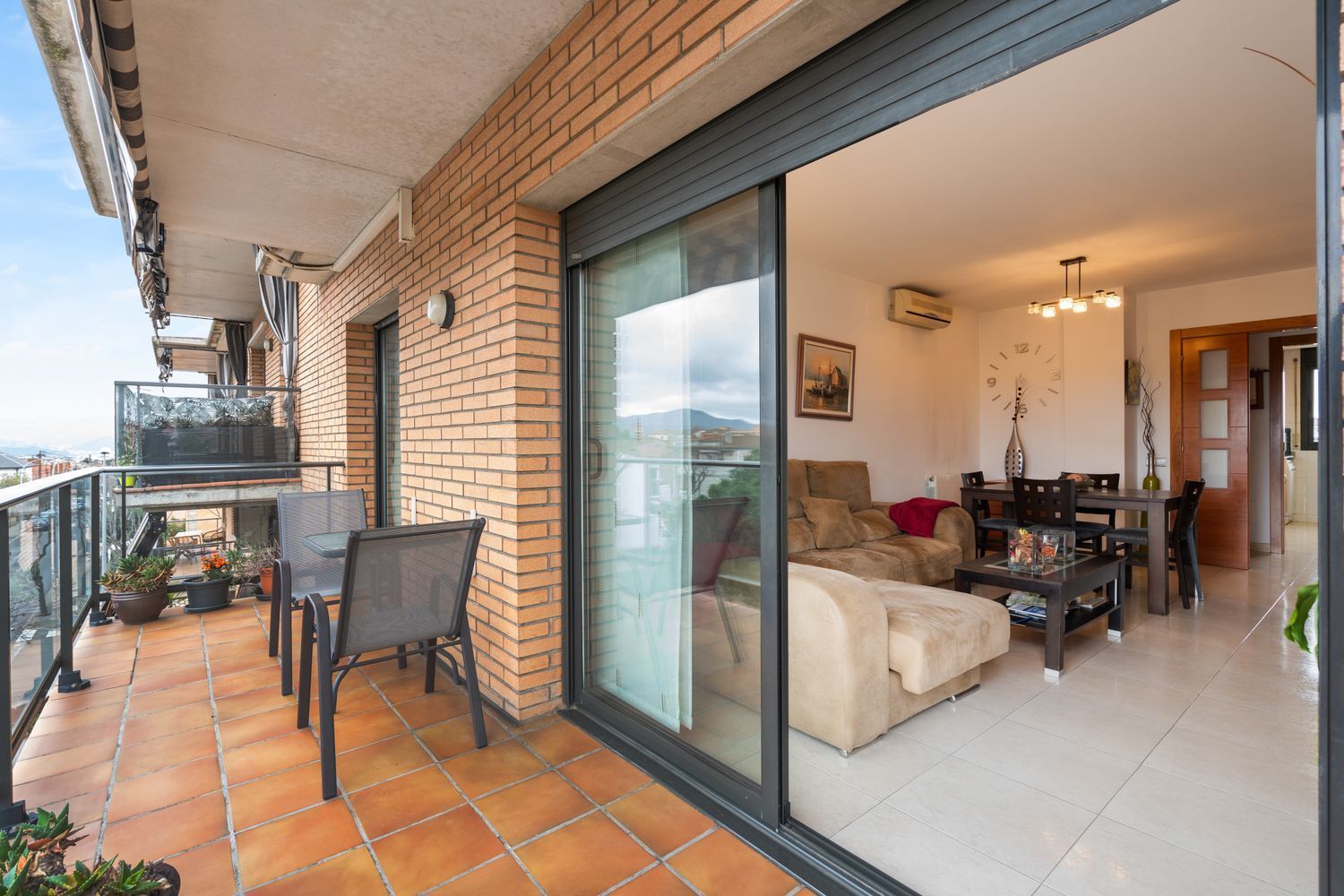 Terrace of Flat for sale in Parets del Vallès  with Air Conditioner, Heating and Private garden