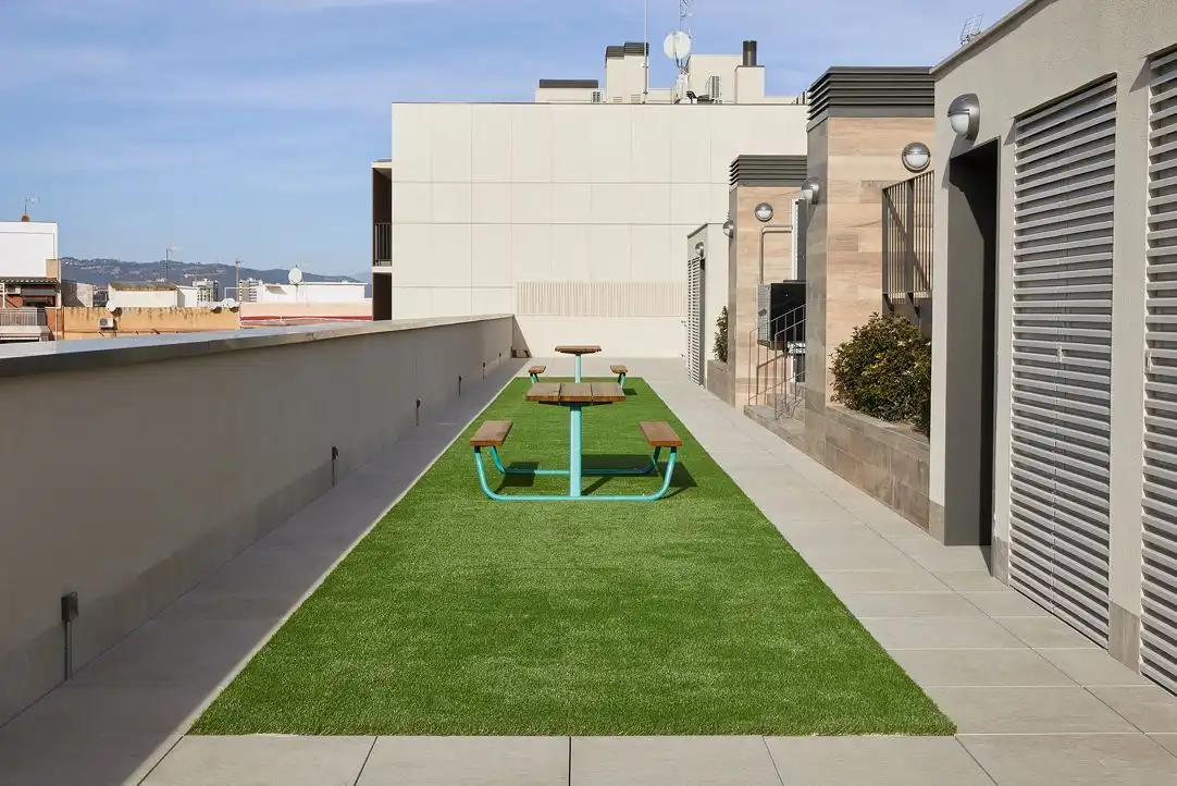 Terrasse von Wohnung zur Miete in Sant Joan Despí mit Klimaanlage, Heizung und Privatgarten