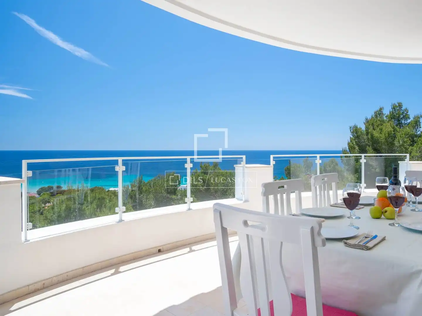 Terrassa de Casa o xalet en venda en Es Migjorn Gran amb Aire condicionat, Jardí privat i Terrassa