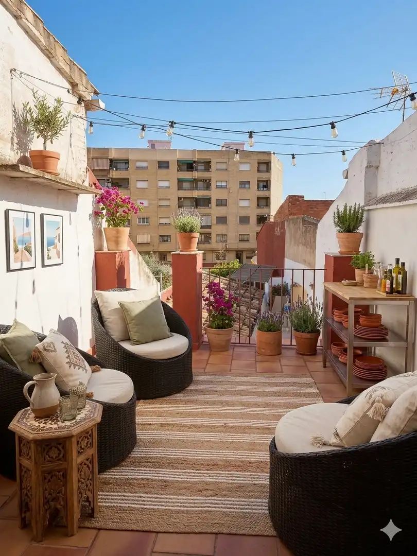 Terraza de Casa o chalet en venta en L'Alcúdia de Crespins con Terraza, Trastero y Amueblado