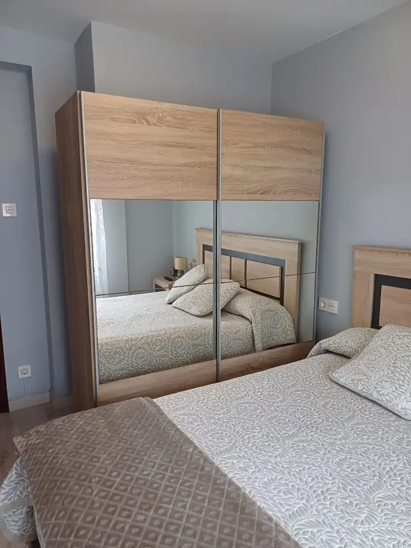 Bedroom of Apartments for rent in Gijón   with Heating, Furnished and Internet