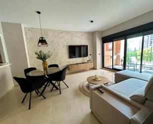 Living room of Planta baja to rent in Villajoyosa / La Vila Joiosa  with Air Conditioner, Private garden and Terrace