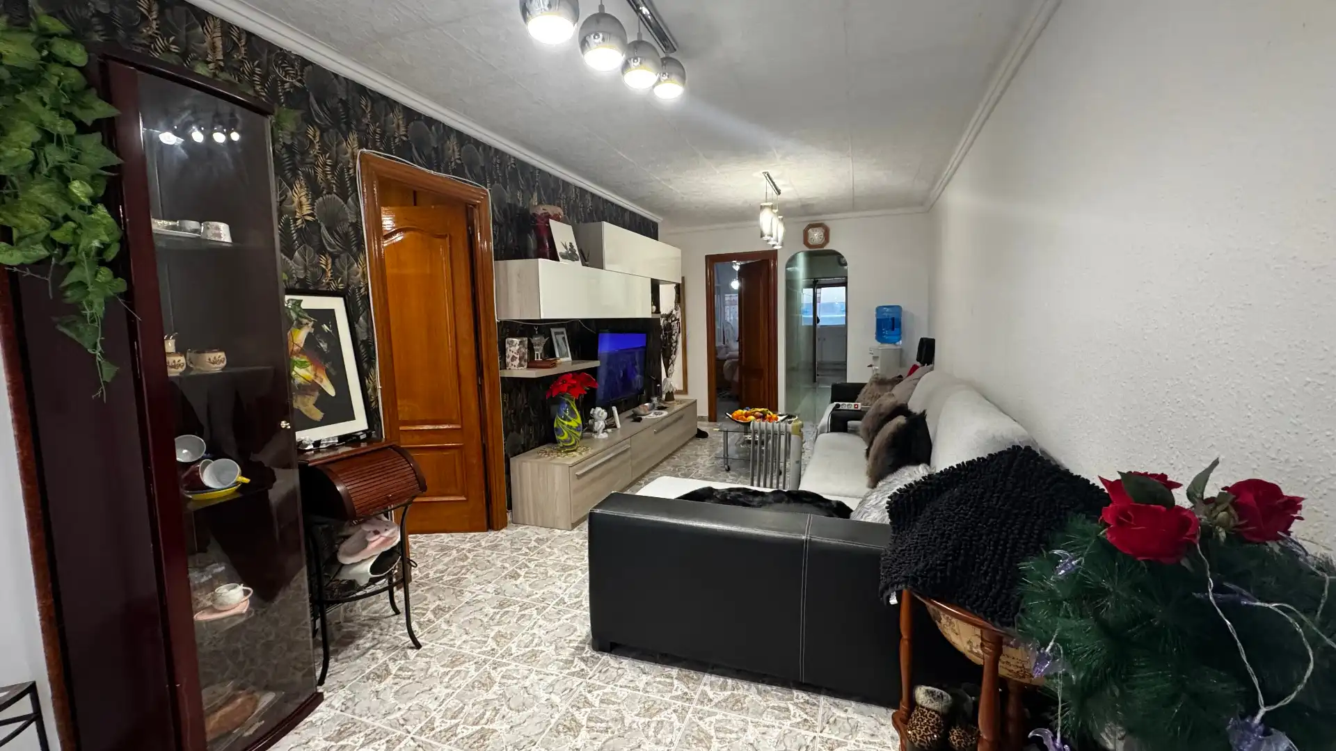 Sala de estar de Piso en venta en Torredembarra con Aire acondicionado, Amueblado y Horno