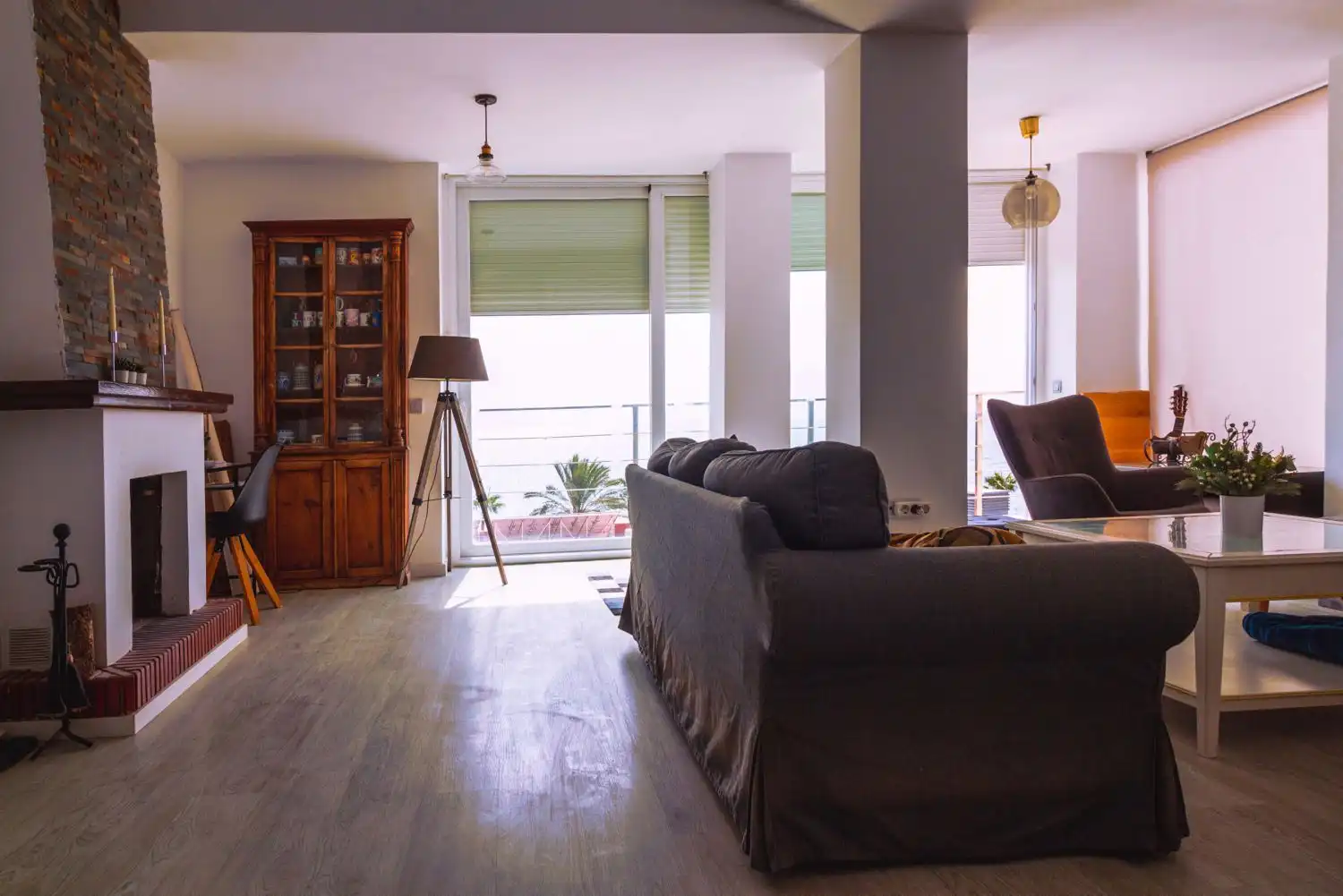 Sala de estar de Casa o chalet en venta en Mijas con Aire acondicionado, Calefacción y Jardín privado