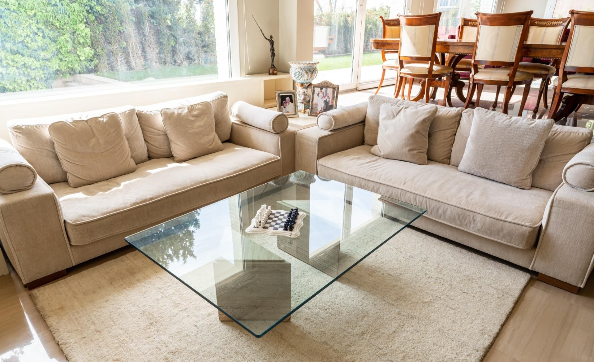 Sala de estar de Casa o chalet en venta en  Barcelona Capital con Jardín privado, Terraza y Balcón