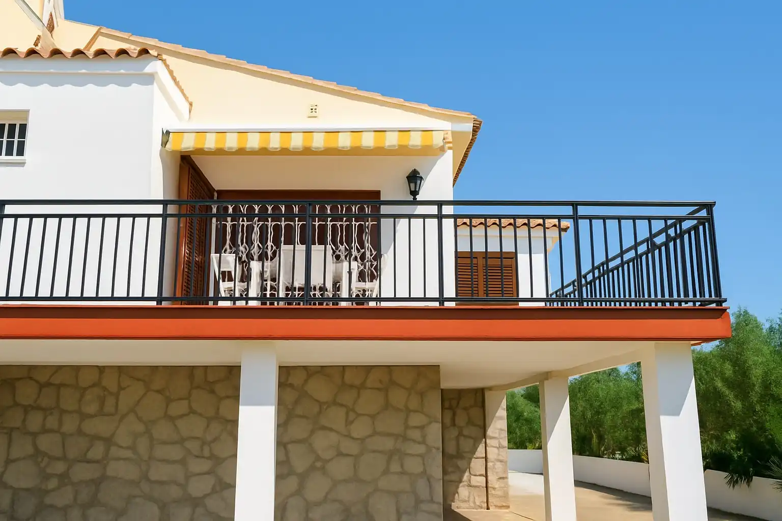 Terrasse von Haus oder Chalet zur Miete in Peñíscola / Peníscola mit Privatgarten, Terrasse und Möbliert