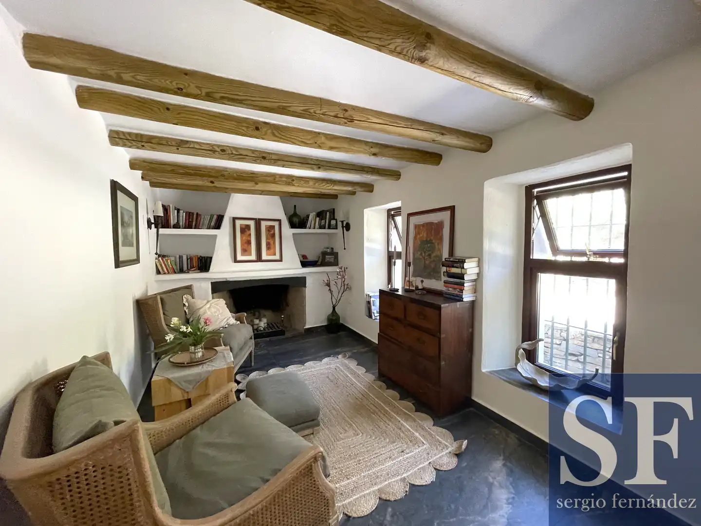 Sala de estar de Casa o chalet en venta en Cómpeta
