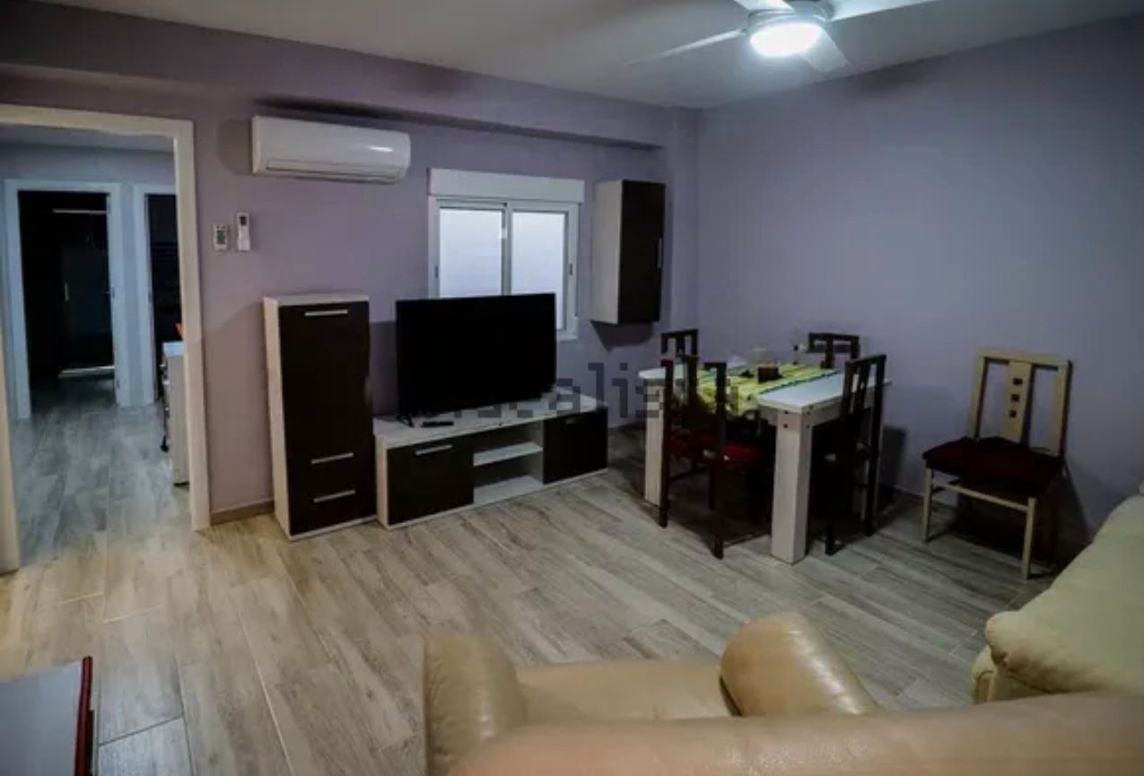 Sala d'estar de Pis de lloguer en Sagunto / Sagunt amb Aire condicionat, Terrassa i Moblat