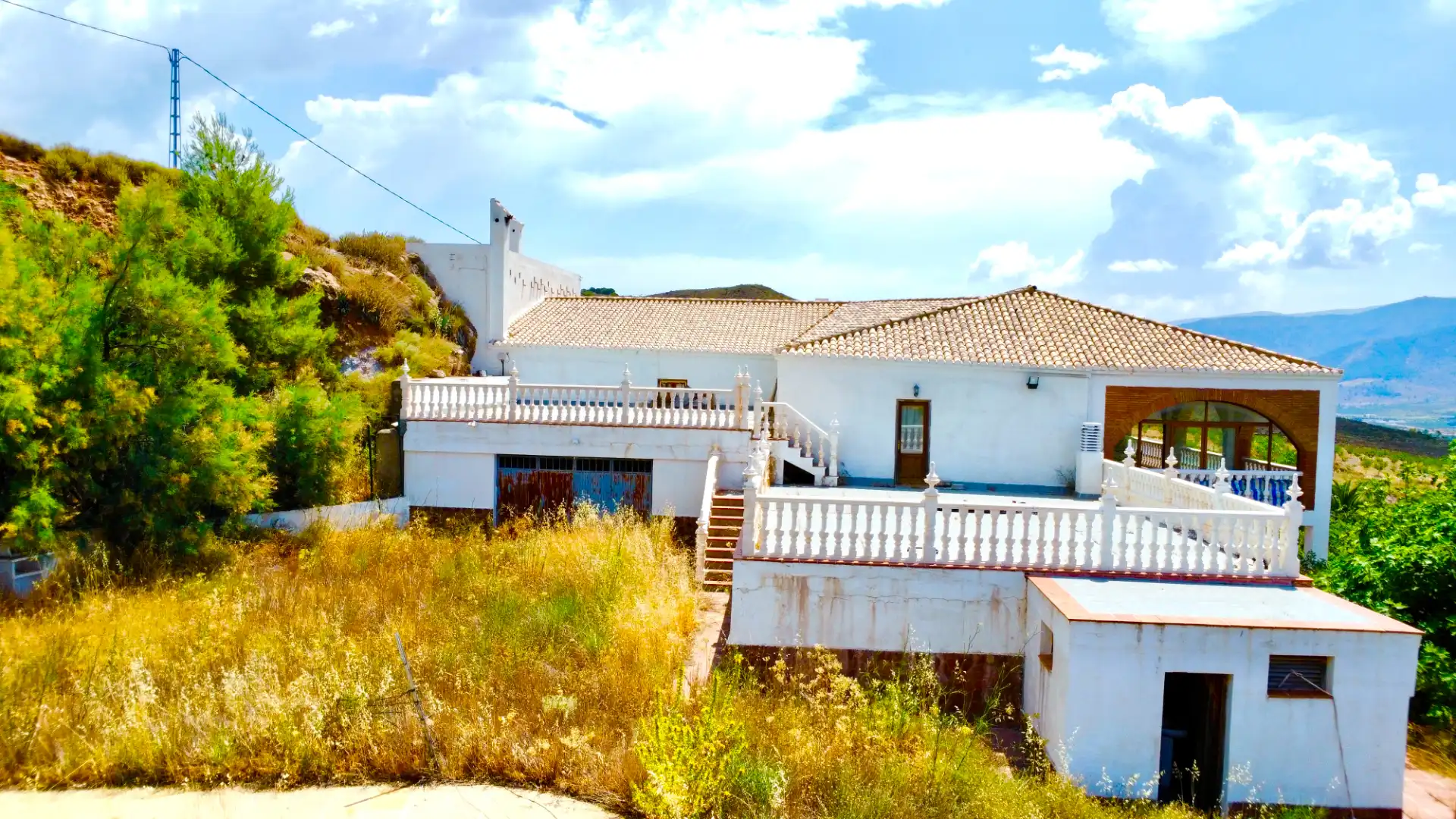 Exterior view of Houses for sale in Laujar de Andarax  with Air Conditioner, Private garden and Terrace