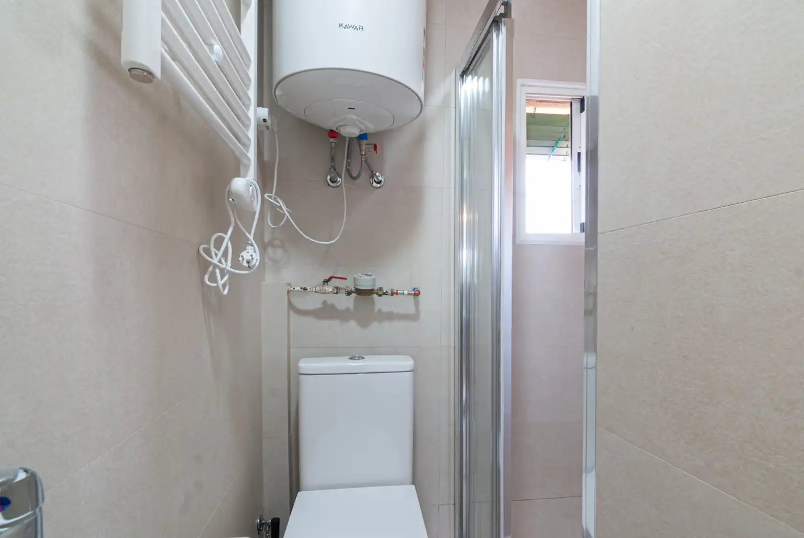 Badezimmer von Wohnung zur untervermieten in Madrid mit Heizung, Möbliert und Waschmaschine