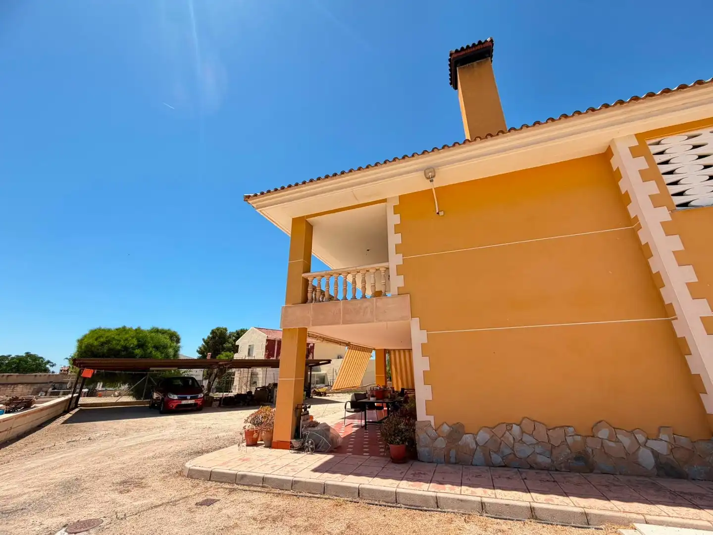 Vista exterior de Casa o xalet en venda en Mutxamel amb Terrassa i Piscina