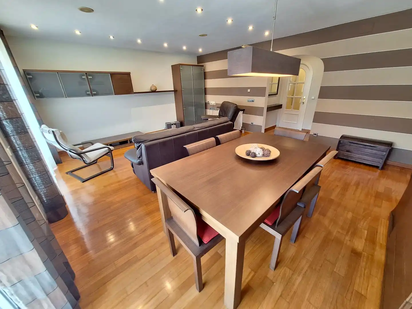 Dining room of Flat for rent in Igualada  with Heating, Furnished and Balcony