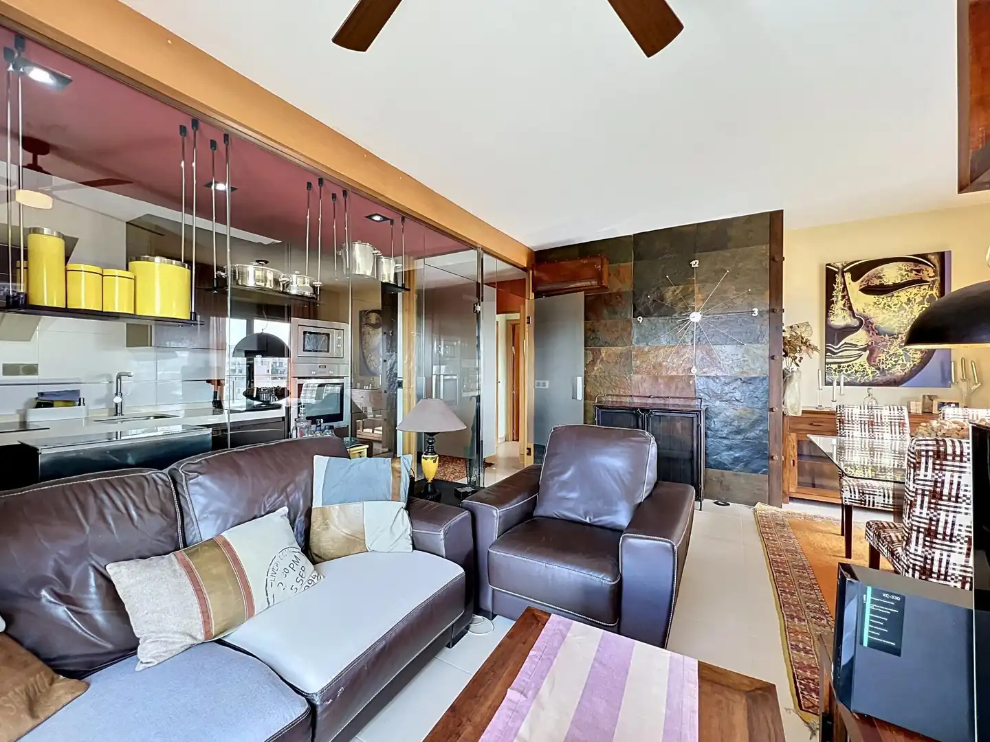 Sala de estar de Piso en venta en Almería con Aire acondicionado, Calefacción y Terraza