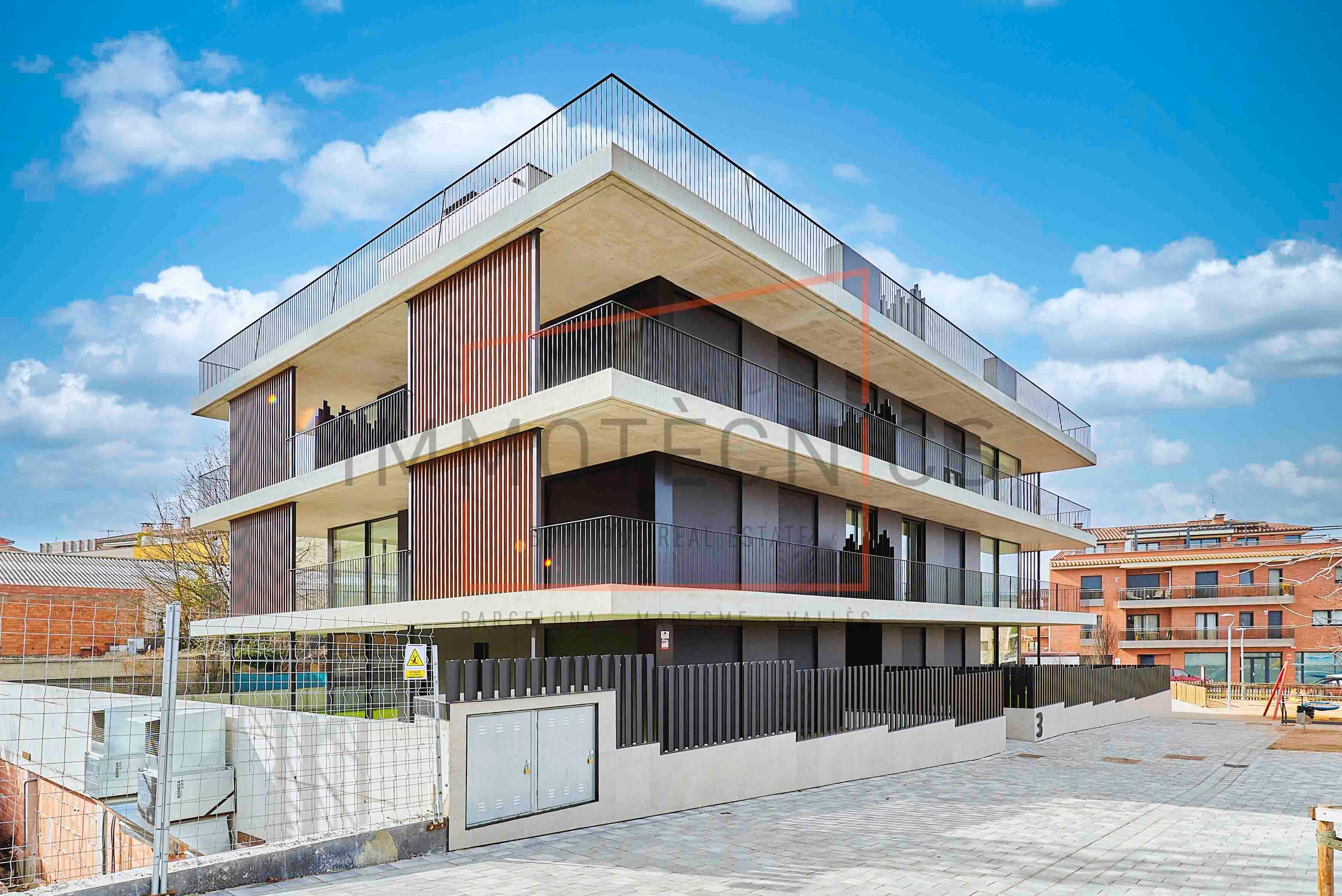 Exterior view of Flat for sale in Taradell  with Heating, Terrace and Oven
