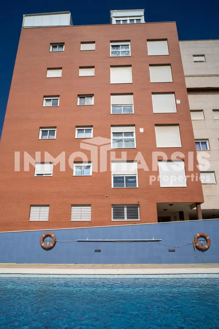 Exterior view of Flat for sale in Almería  with Air Conditioner, Heating and Private garden
