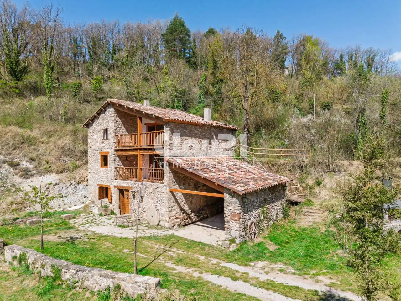 Vista exterior de Casa o chalet en venta en Borredà con Jardín privado
