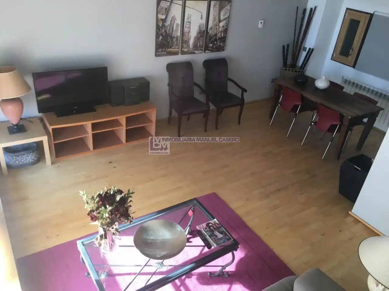 Wohnzimmer von Maisonette zur Miete in Cáceres mit Klimaanlage, Heizung und Terrasse