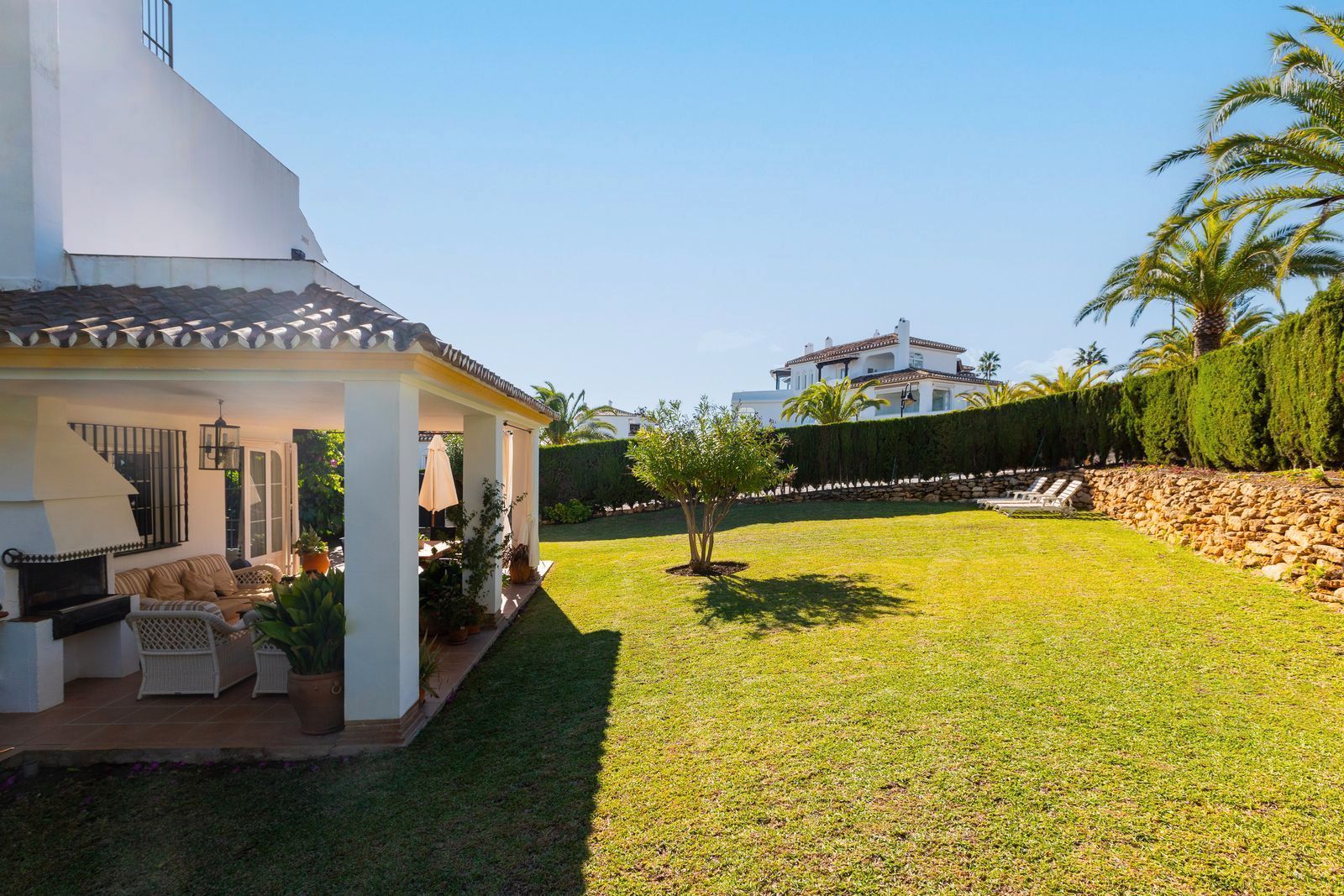 Garden of Single-family semi-detached for sale in Marbella  with Private garden, Terrace and Storage room