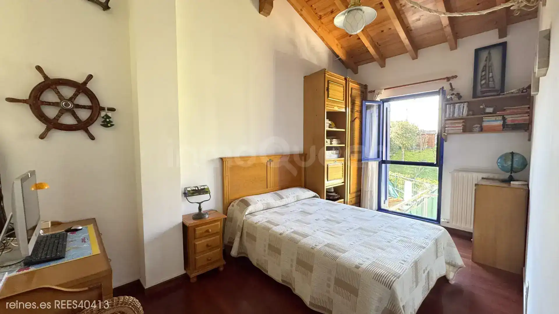 Dormitori de Casa adosada en venda en Comillas (Cantabria) amb Calefacció, Jardí privat i Terrassa