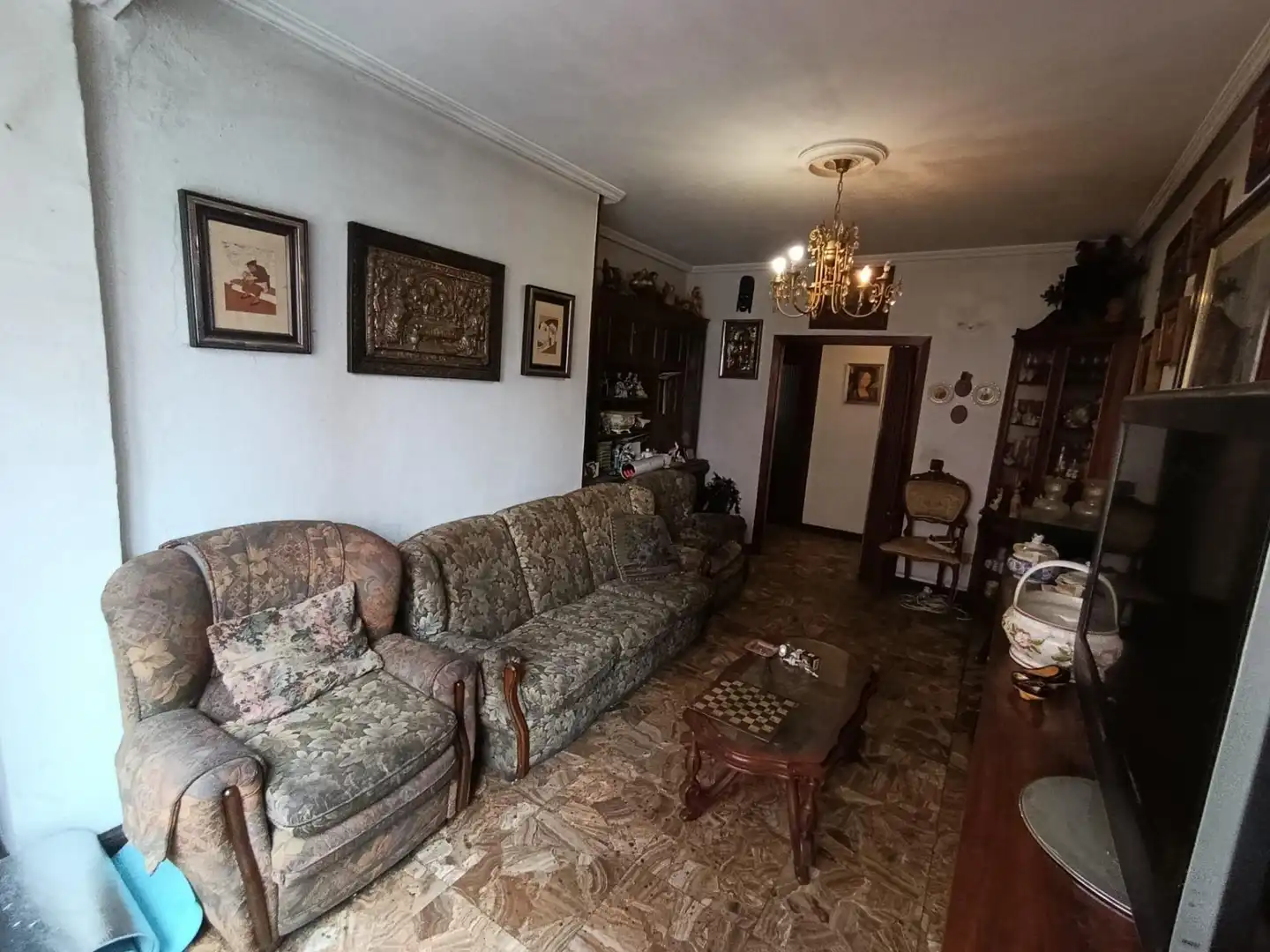 Wohnzimmer von Wohnung zum Verkauf in Langreo mit Heizung und Terrasse