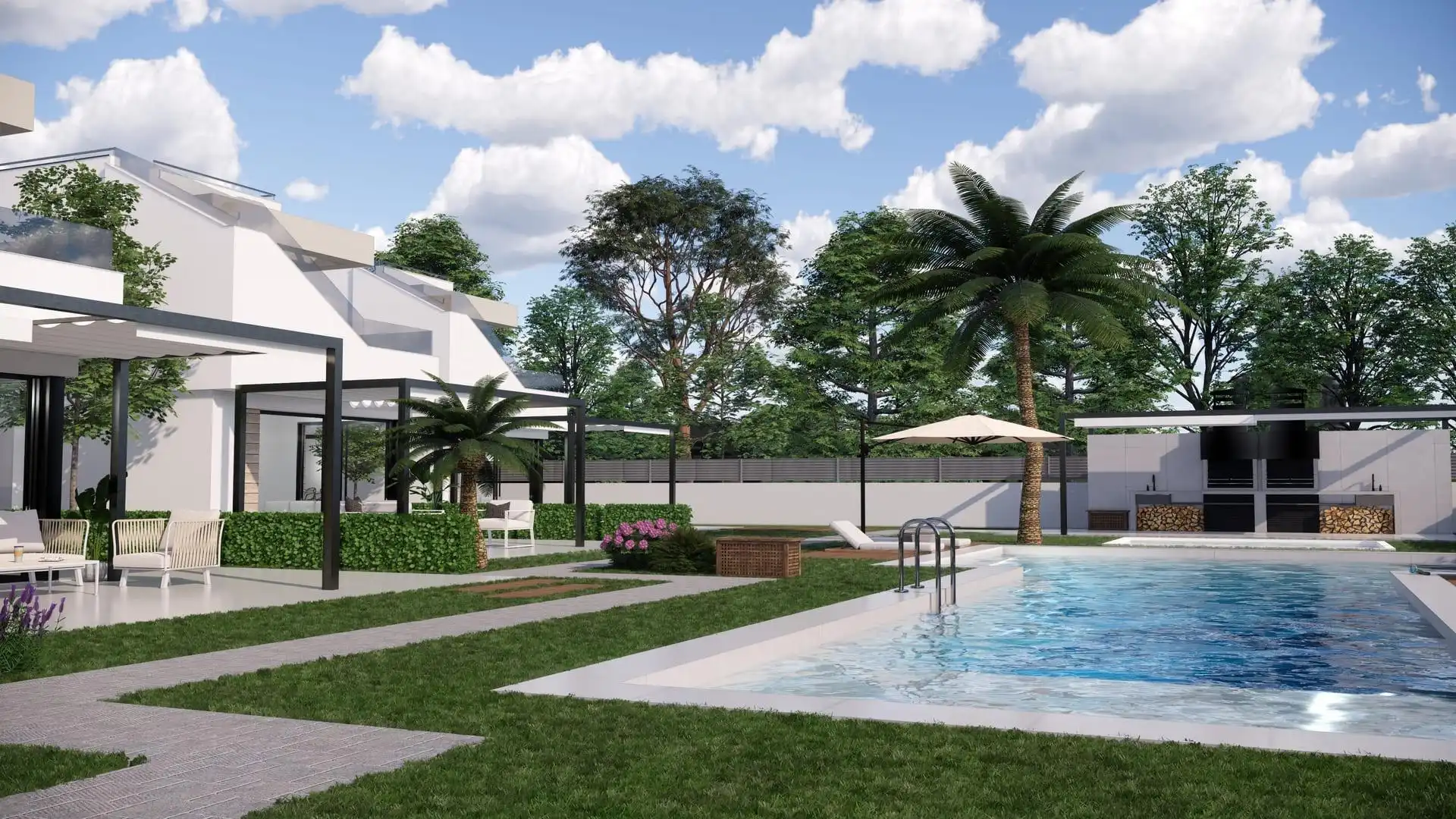 Villa mit Pool zum Verkauf in El Pinar de Campoverde, imagen 4