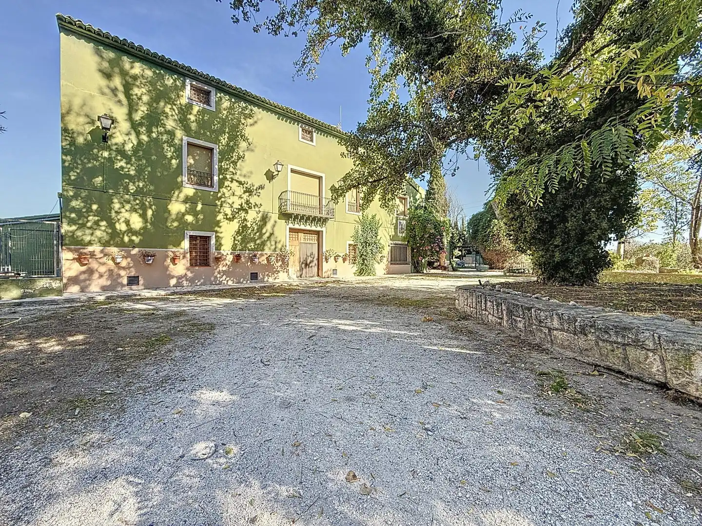Vista exterior de Finca rústica en venta en Castalla con Jardín privado, Terraza y Piscina