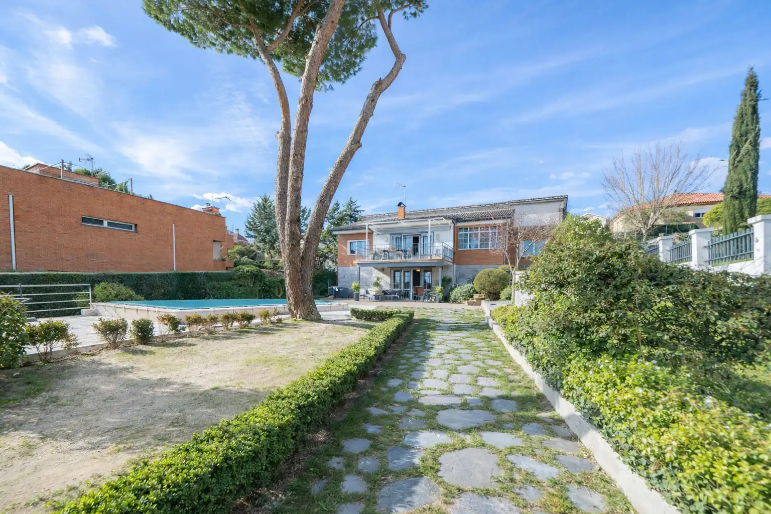 Garden of Houses for sale in Las Rozas de Madrid