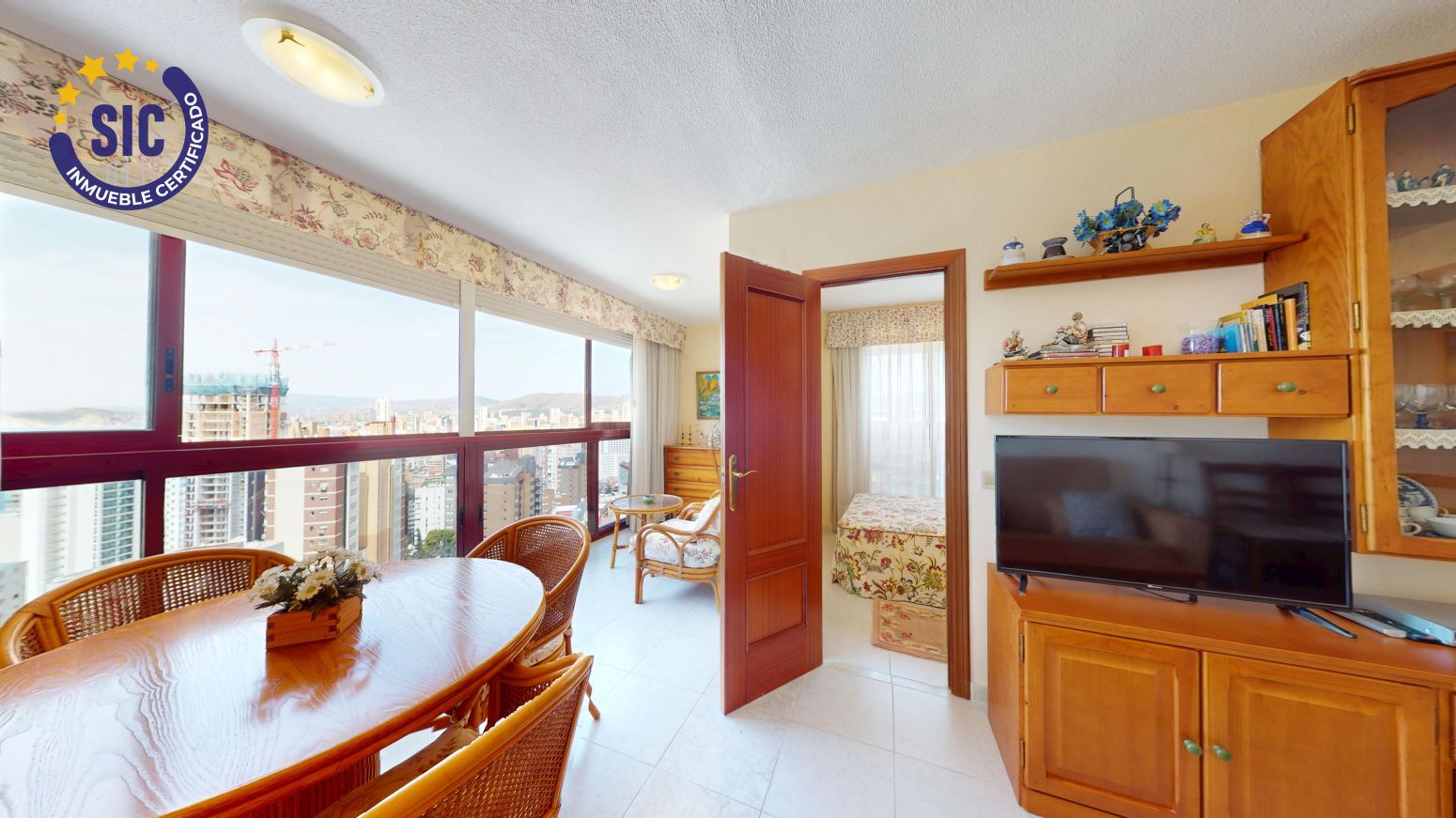 Bedroom of Flat for sale in Benidorm  with Air Conditioner, Heating and Private garden