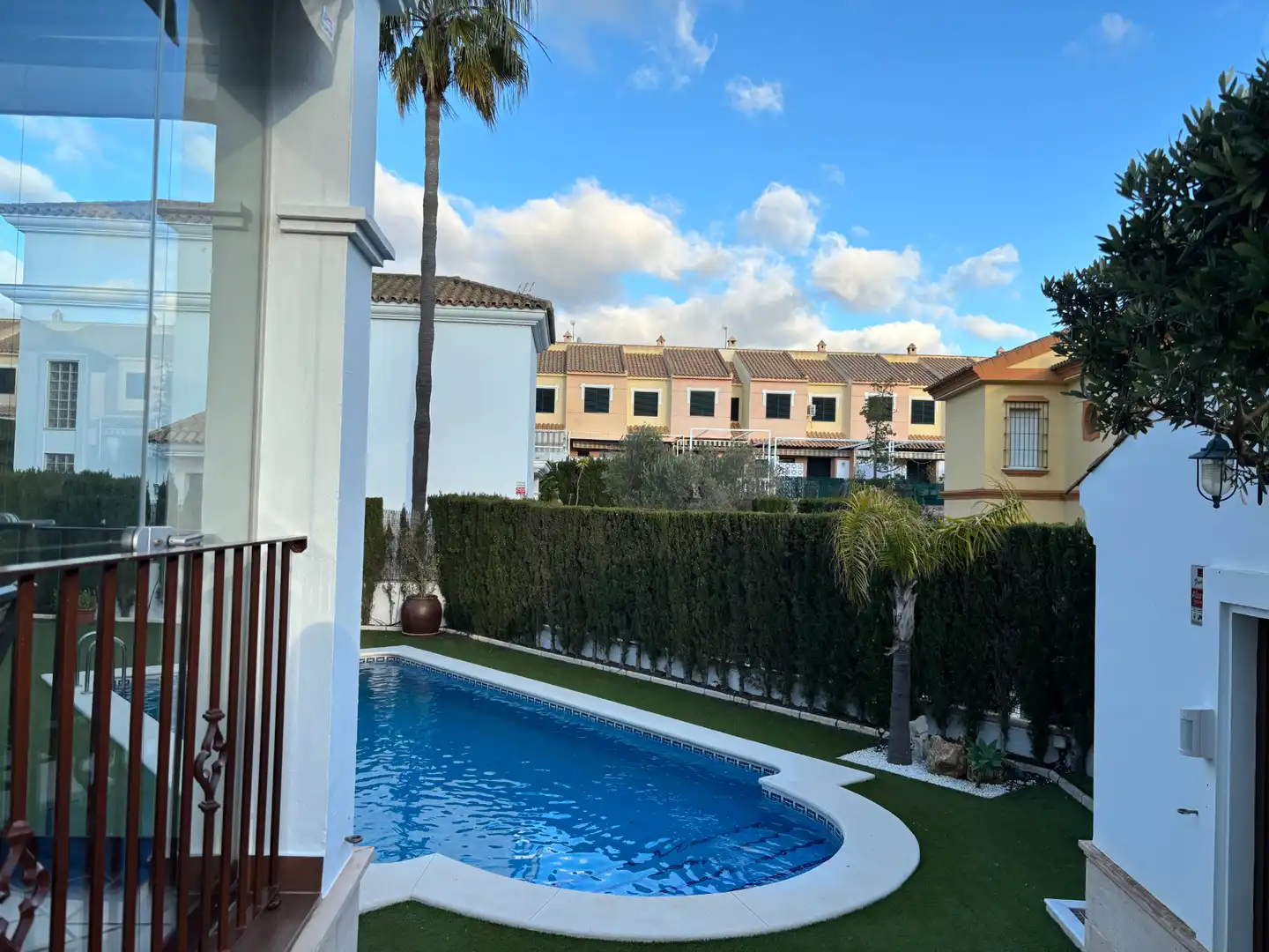 Vista exterior de Casa o chalet en venta en Islantilla con Aire acondicionado, Calefacción y Jardín privado