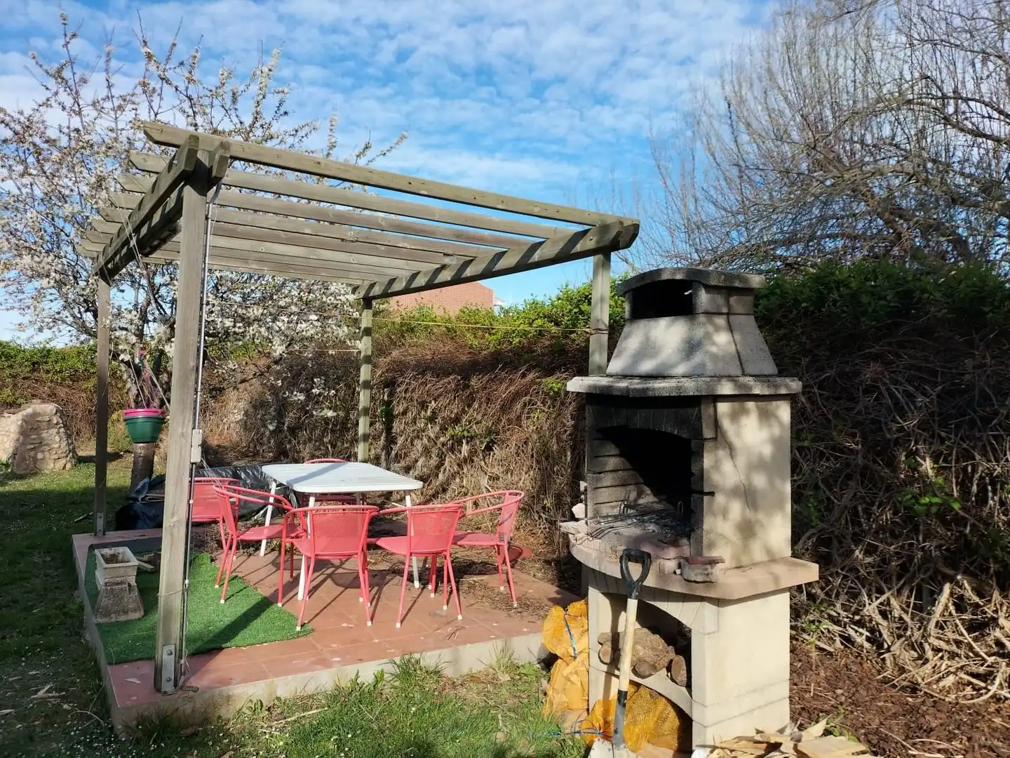 Terraza de Casa o chalet en venta en Villalobón con Calefacción, Jardín privado y Parquet