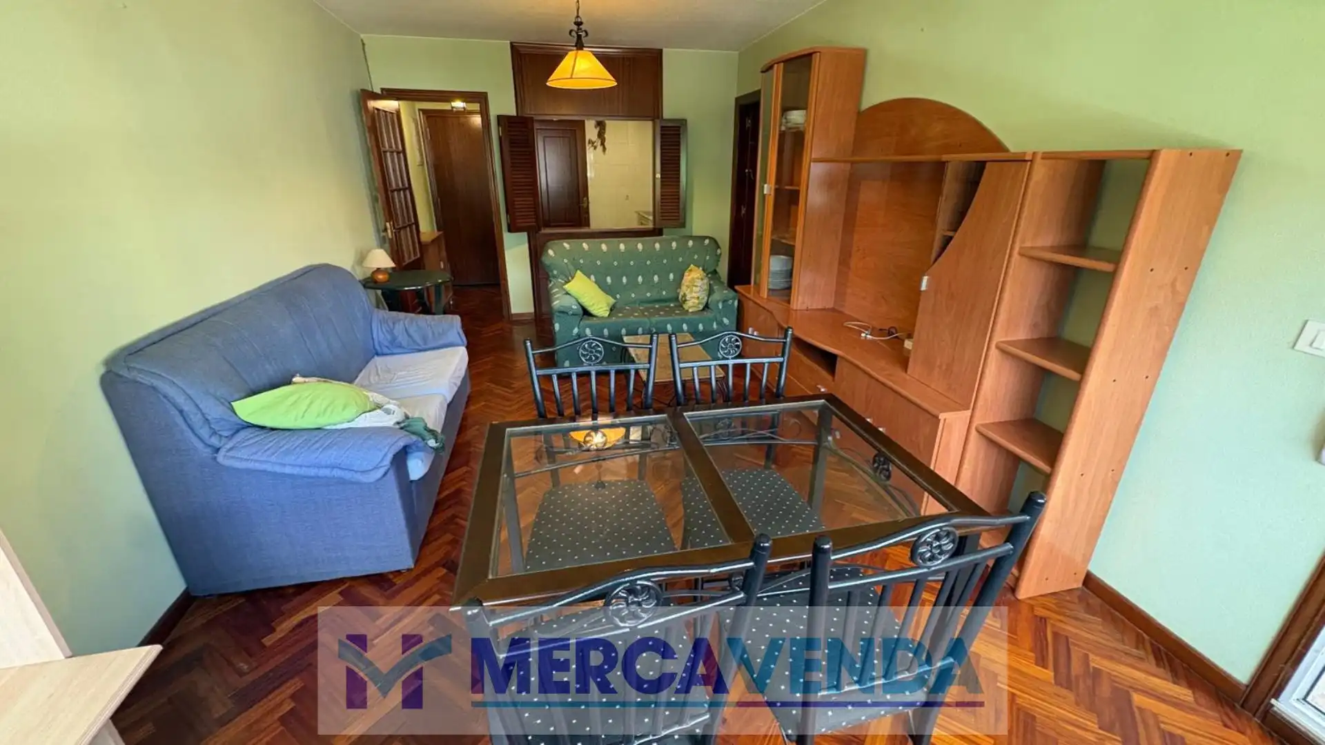 Sala de estar de Piso en venta en Mondariz-Balneario con Calefacción, Jardín privado y Amueblado