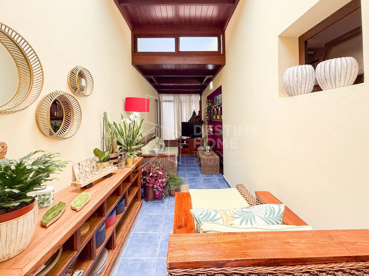 Sala de estar de Casa adosada en venta en El Matorral
