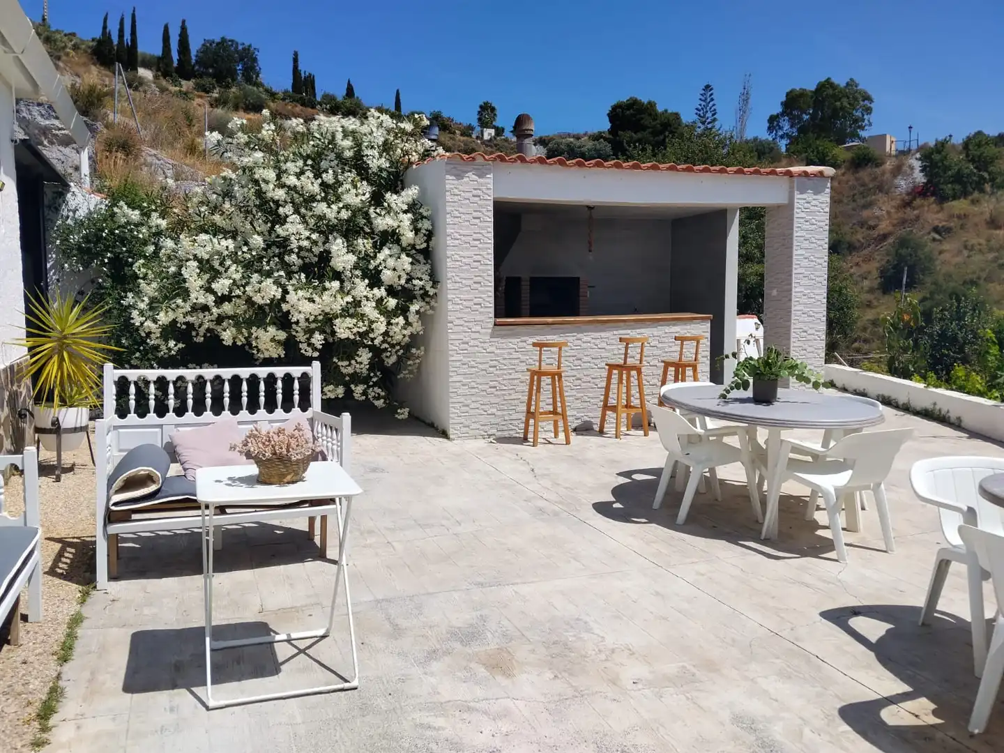 Terraza de Casa o chalet de alquiler en Vélez de Benaudalla con Aire acondicionado, Jardín privado y Terraza