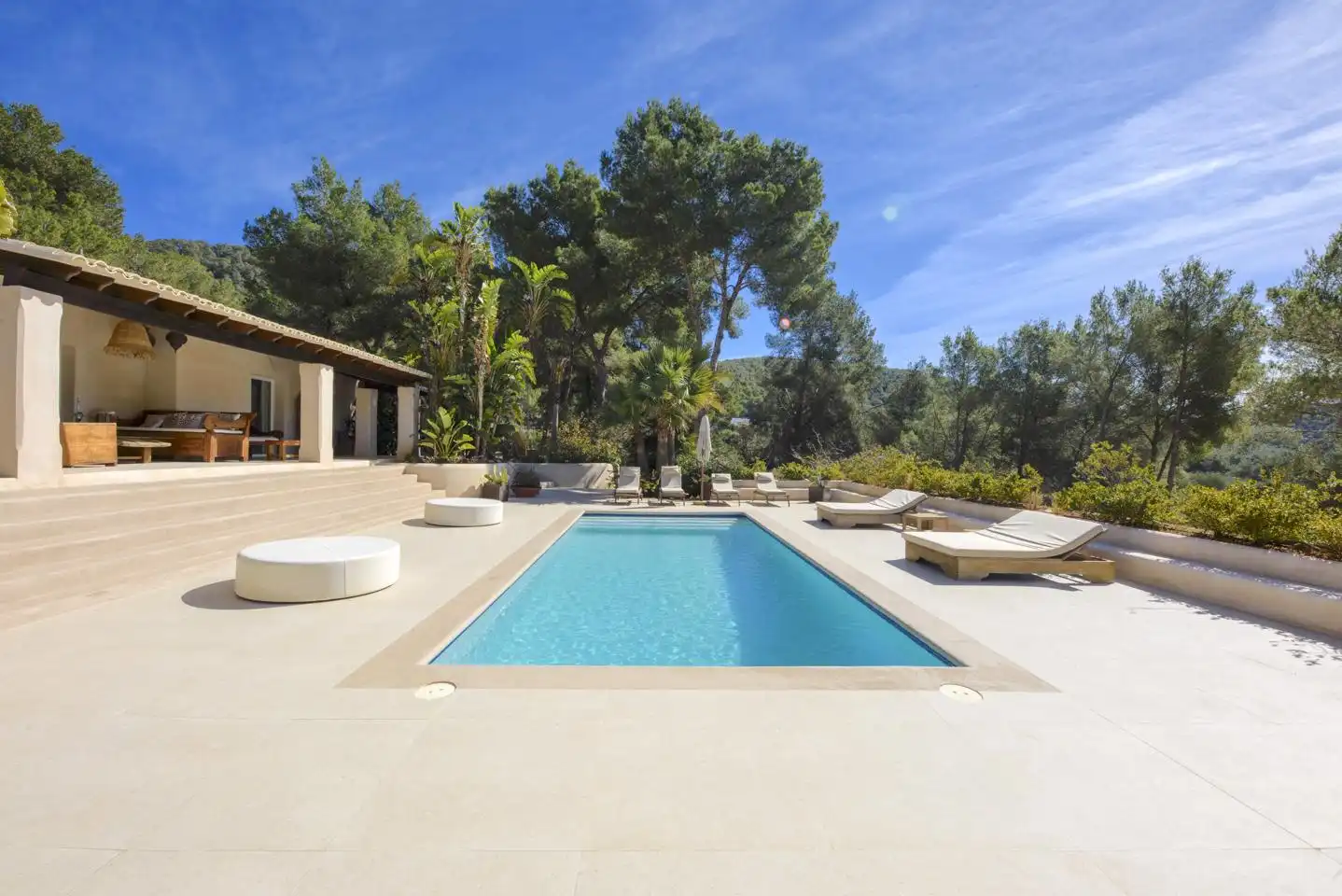 Garden of Houses for rent in Sant Josep de sa Talaia  with Private garden, Terrace and Swimming Pool