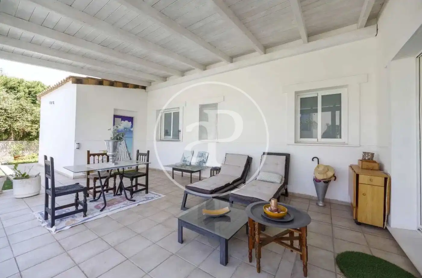 Terrace of Flat for rent in Bétera  with Air Conditioner, Heating and Private garden