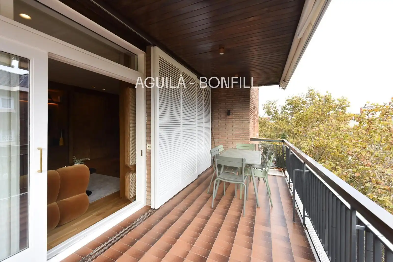 Balcony of Flat for sale in Barcelona  with Air Conditioner, Heating and Parquet flooring