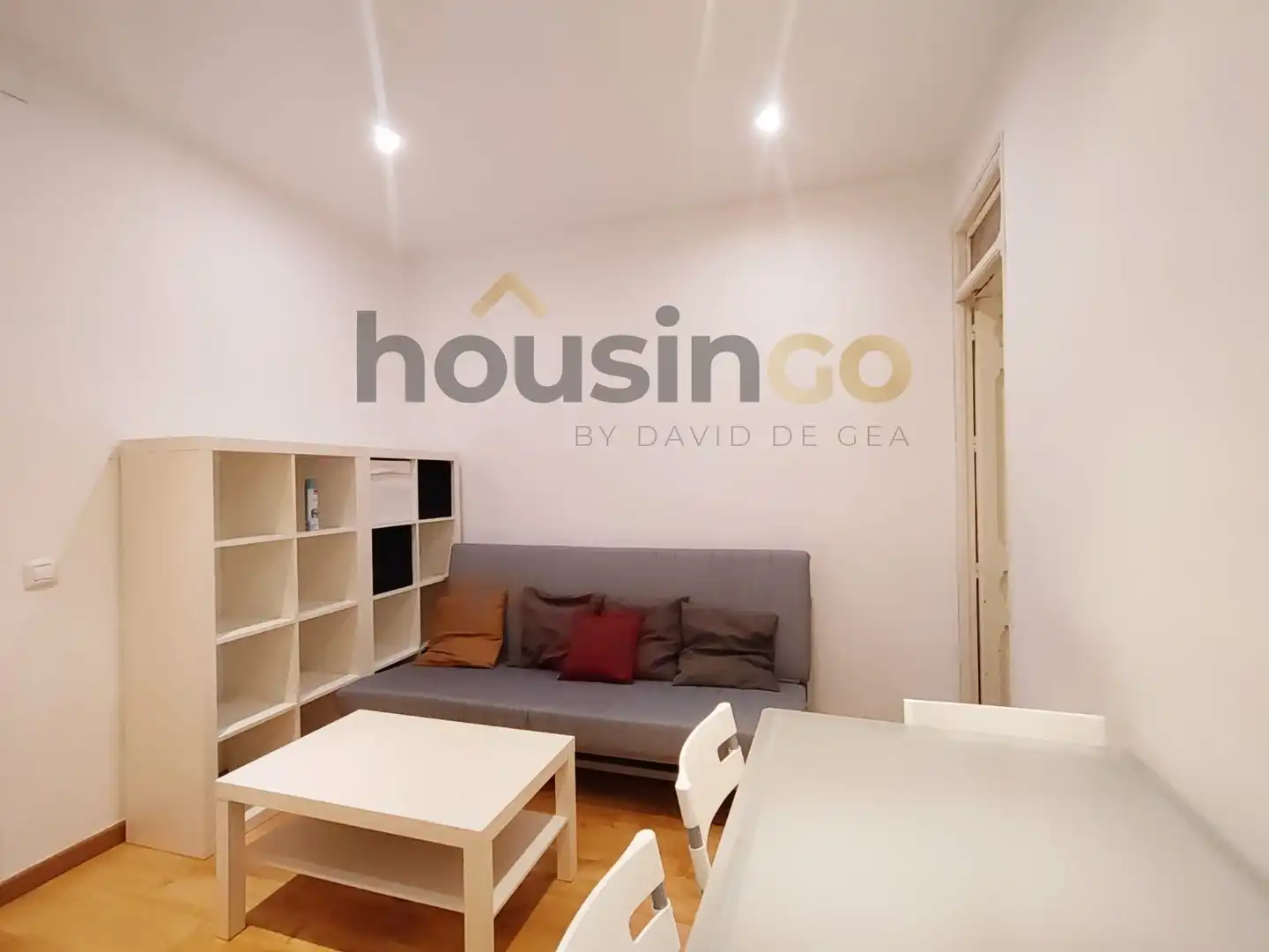 Living room of Flat for rent in Madrid  with Heating and Furnished