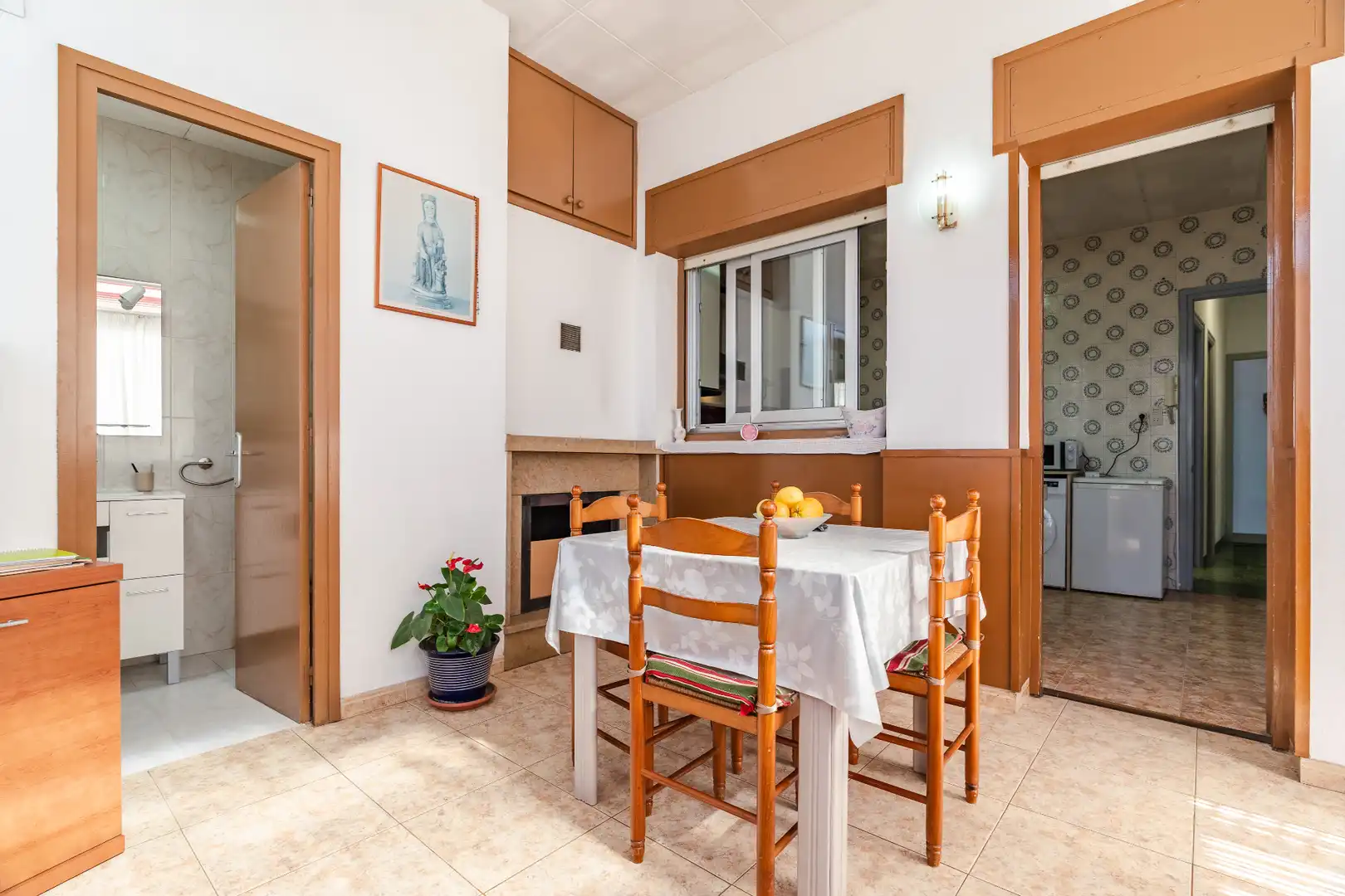Esszimmer von Haus oder Chalet zum Verkauf in La Pobla de Mafumet mit Klimaanlage, Heizung und Privatgarten