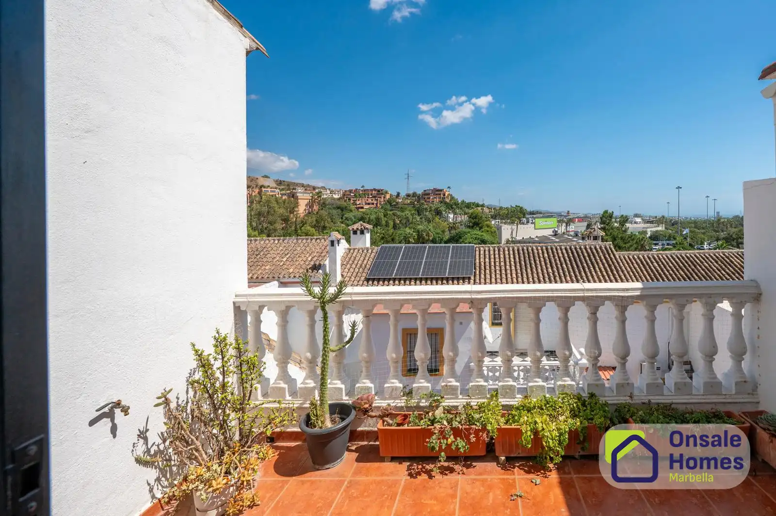 Terrassa de Casa adosada en venda en Marbella Centro
