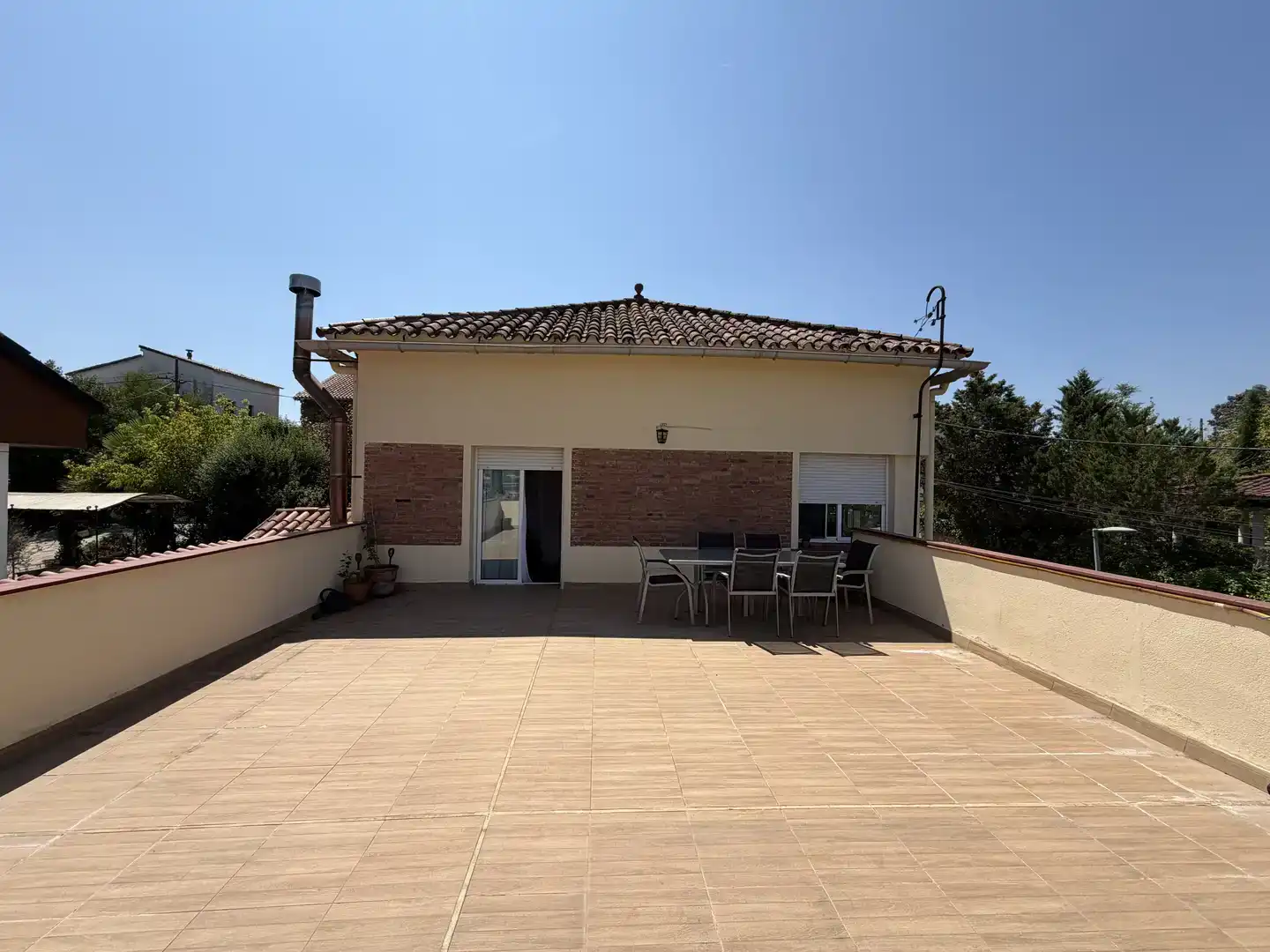 Terrassa de Apartament de lloguer en Sant Cugat del Vallès amb Aire condicionat, Jardí privat i Traster