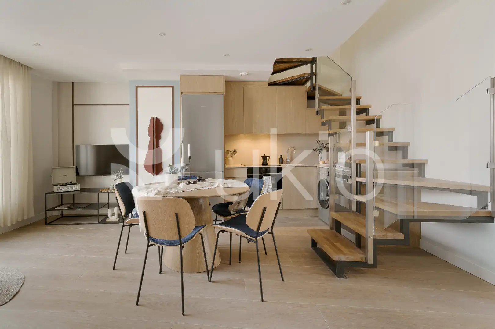 Sala de estar de Apartamento de alquiler en Madrid con Calefacción, Terraza y Piscina