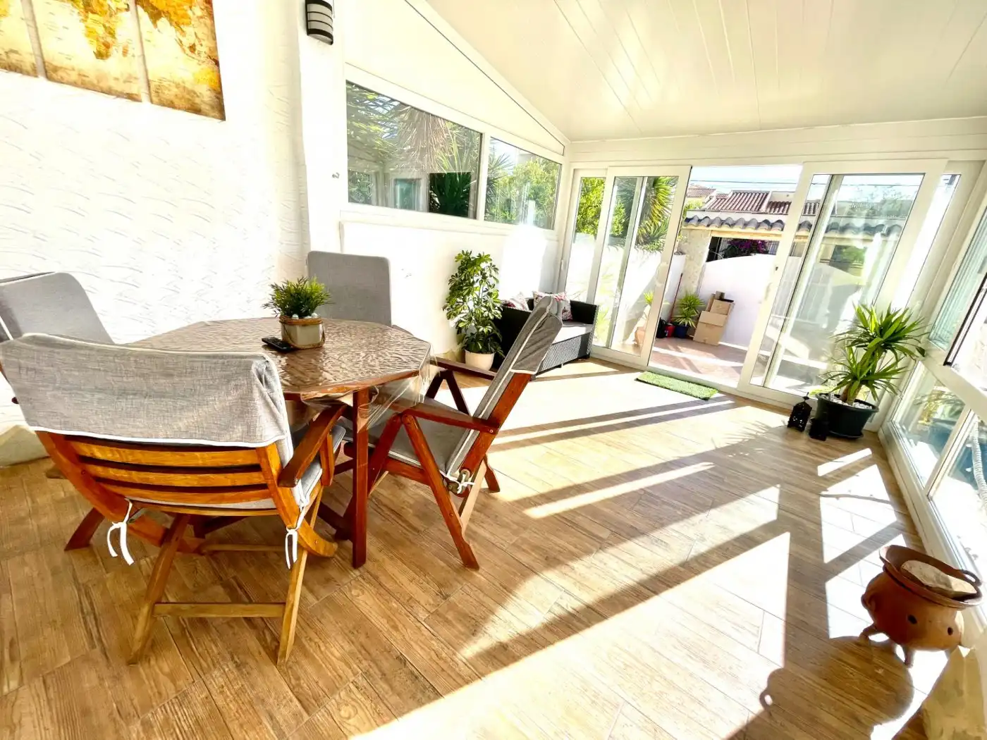 Terrace of Houses for rent in San Fulgencio  with Air Conditioner, Heating and Private garden