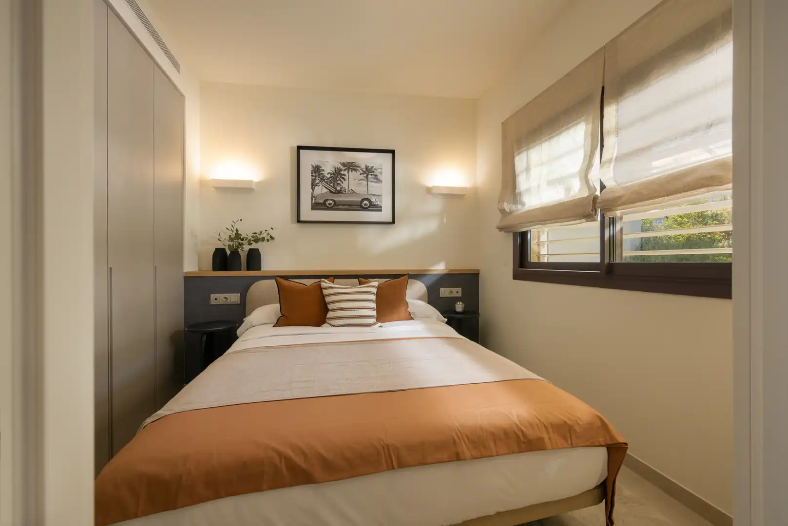 Schlafzimmer von Wohnungen zum Verkauf in Fuengirola mit Klimaanlage, Terrasse und Schwimmbad
