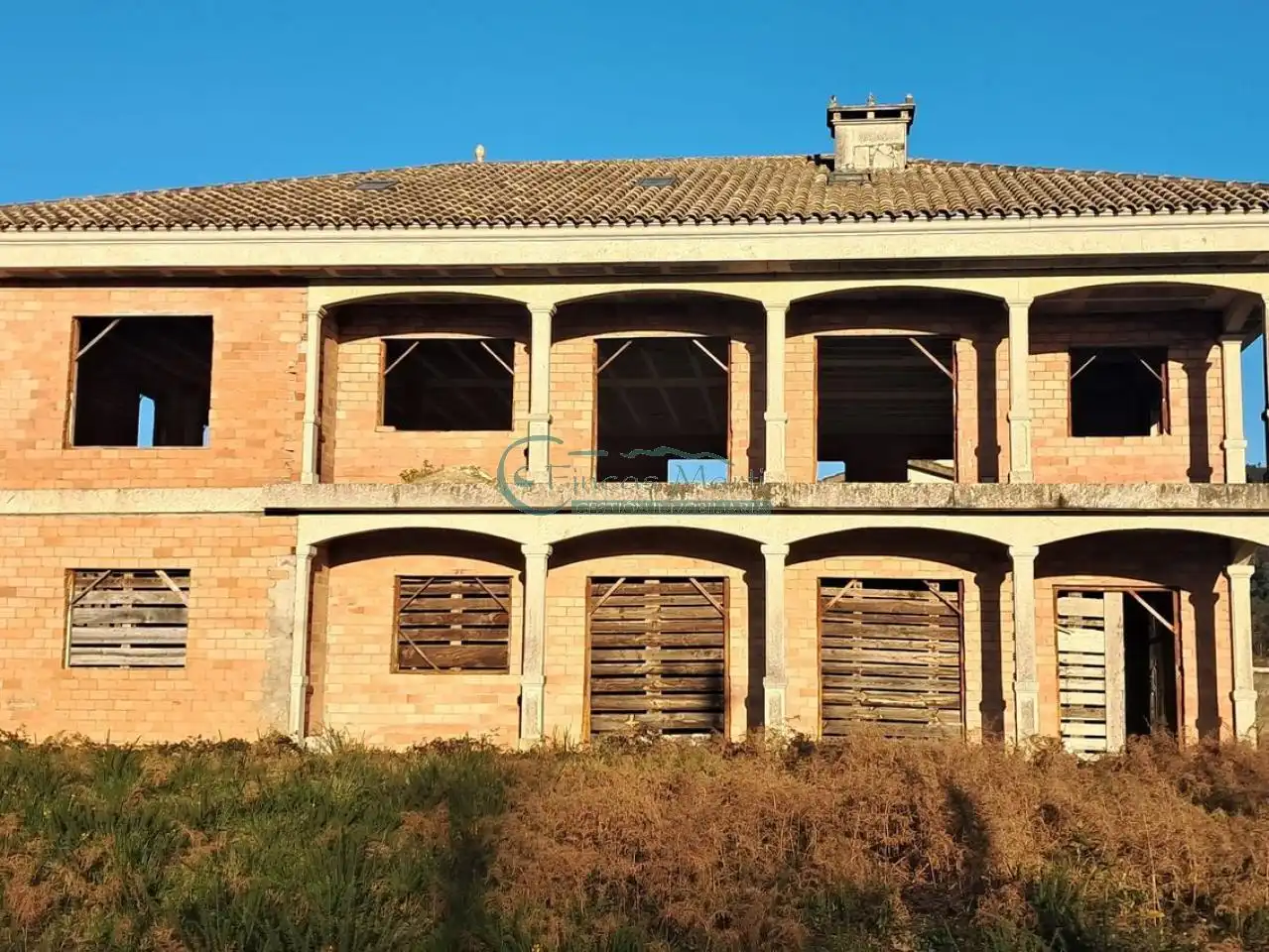 Vista exterior de Casa o xalet en venda en Redondela amb Calefacció, Jardí privat i Terrassa