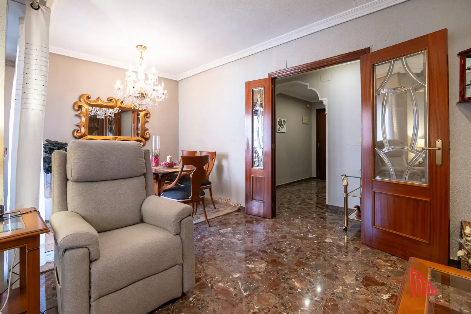 Sala d'estar de Pis en venda en Catarroja amb Aire condicionat, Calefacció i Jardí privat