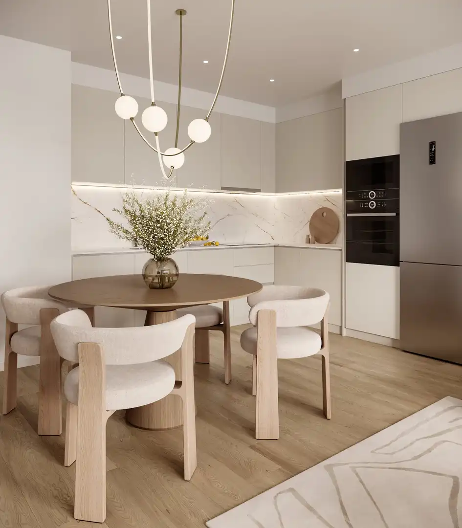 Cocina de Piso en venta en Alicante / Alacant con Balcón y Piscina comunitaria