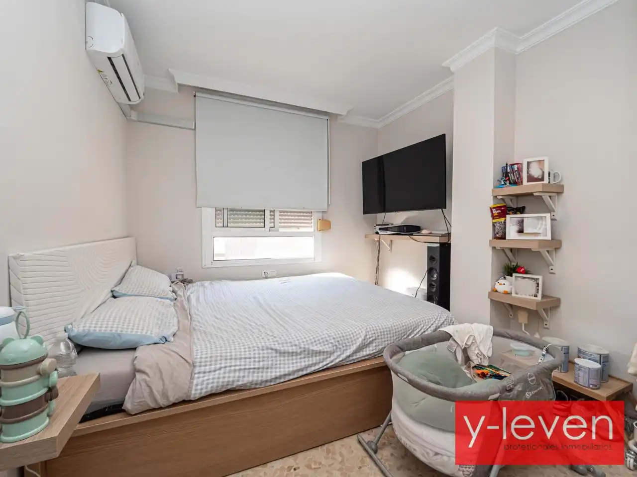 Bedroom of Flat for sale in Málaga  with Air Conditioner and Terrace