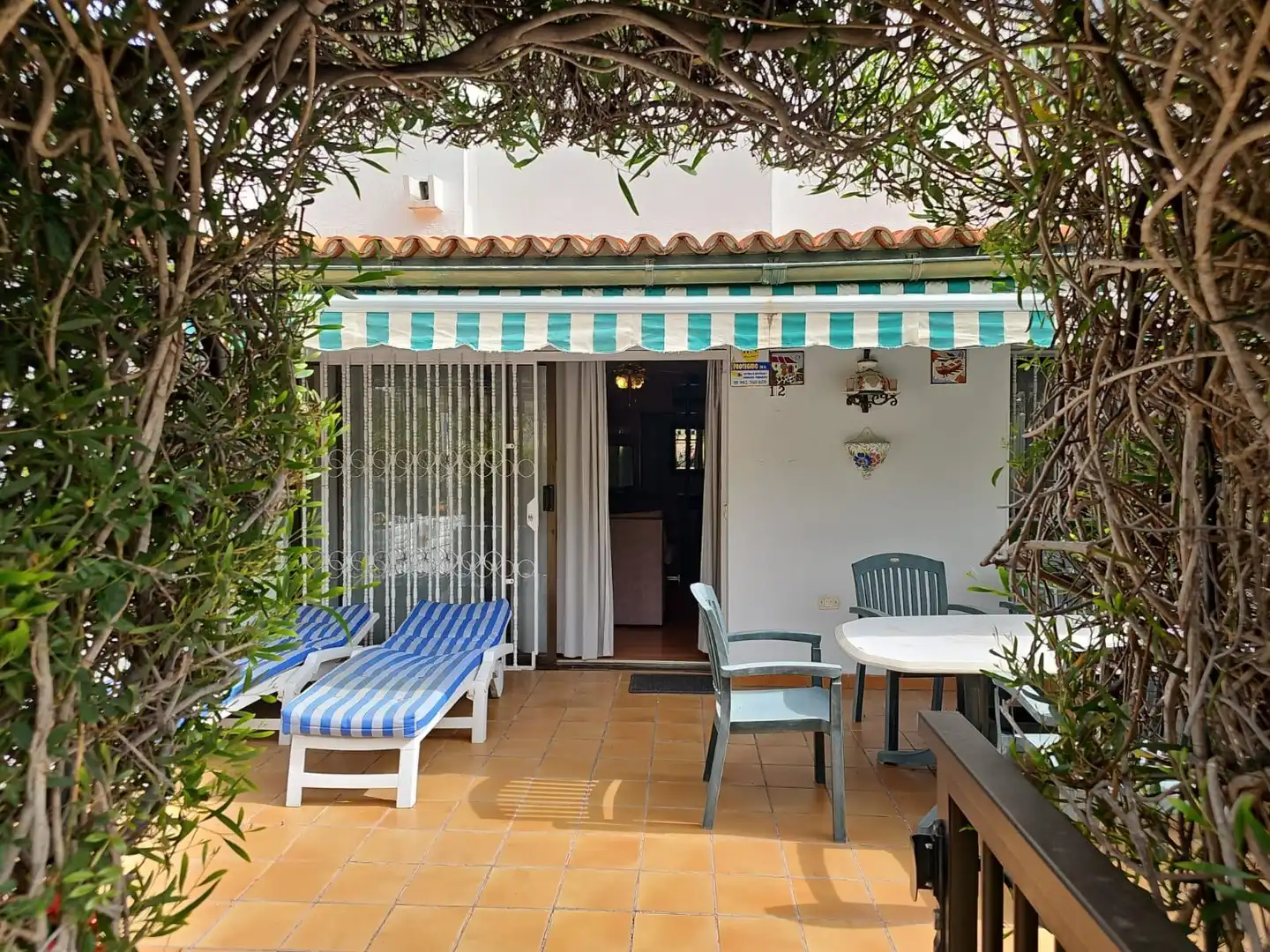 Terrasse von Maisonette zur Miete in Puerto de la Cruz mit Möbliert und Gemeinschaftspool