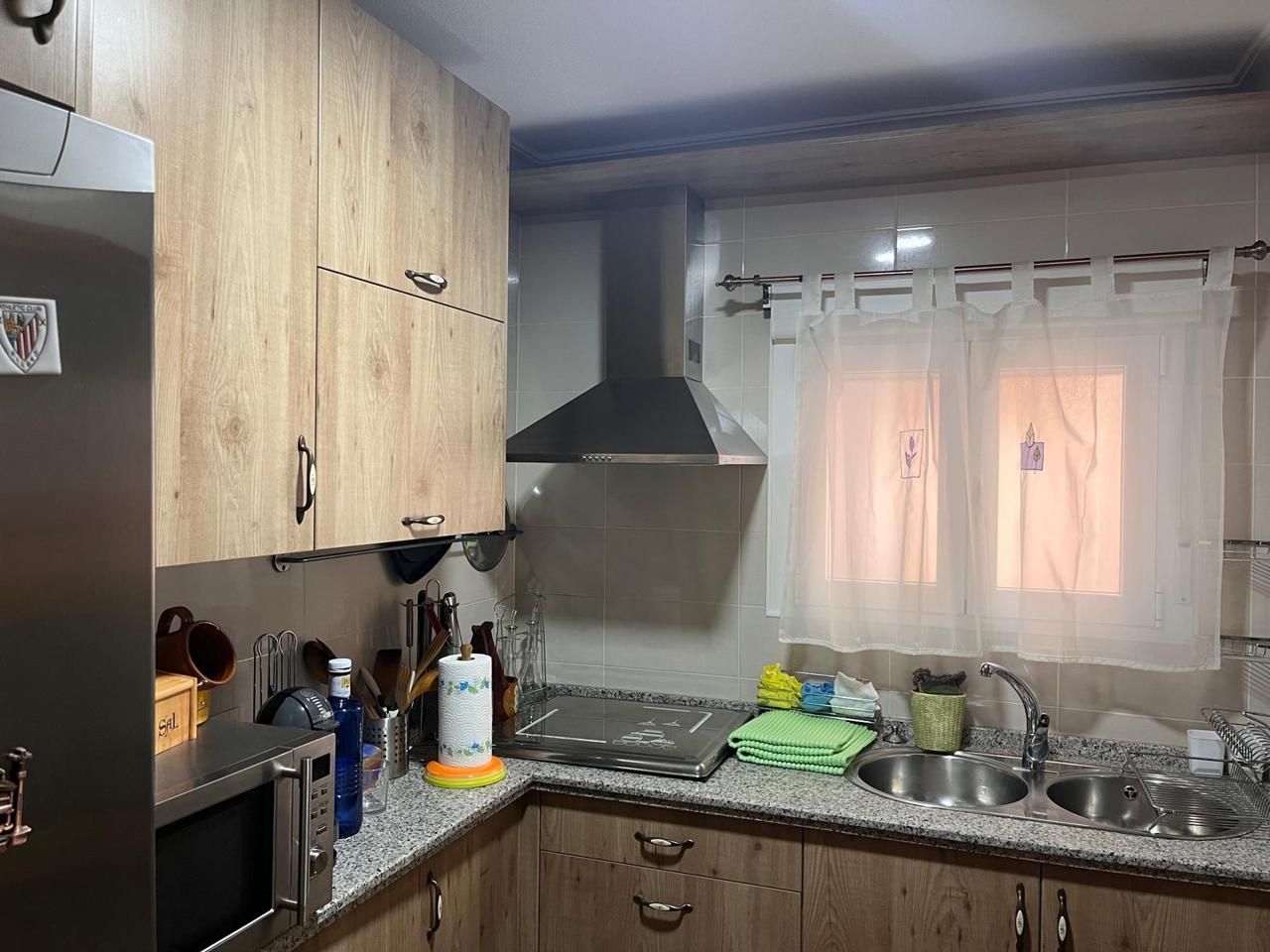 Kitchen of Flat for sale in Plasencia  with Air Conditioner and Furnished